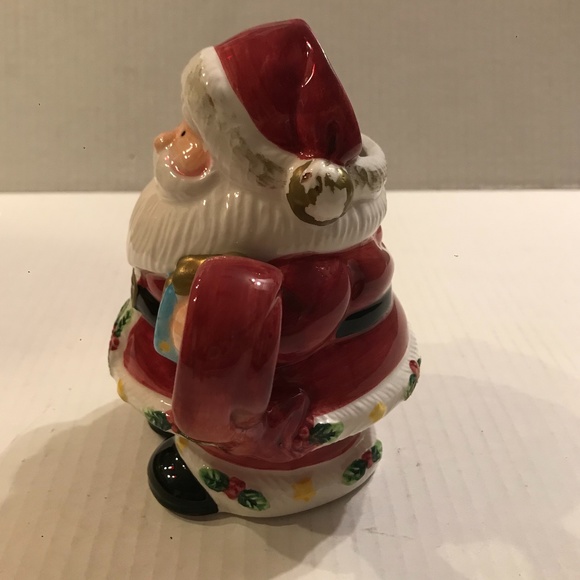 Vintage Mr And Mrs Claus Sugar Bowl And Creamer - Picture 4 of 11